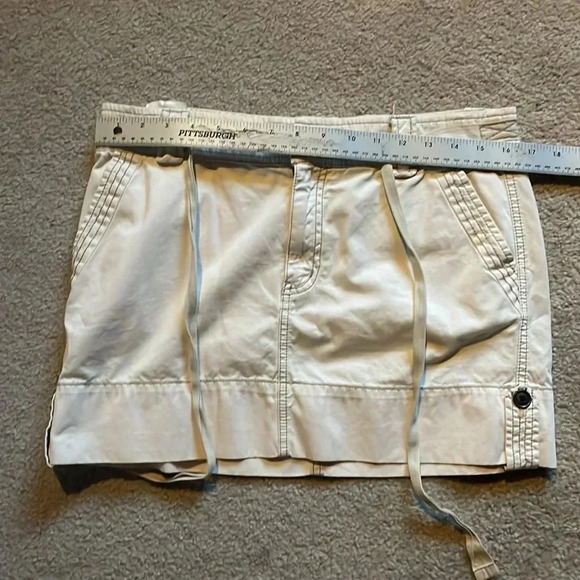Khaki Cream‎ GAP Skirt 8 - Picture 4 of 5